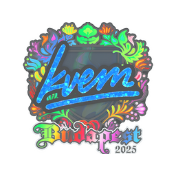 Sticker | Kvem (Holo) | Budapest 2025