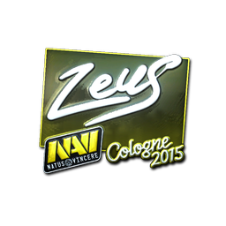 Sticker | Zeus (Foil) | Cologne 2015
