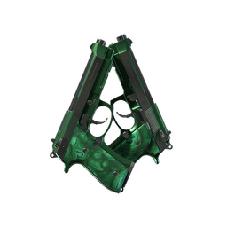 Dual Berettas | Polished Malachite (Factory New)