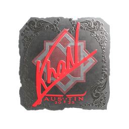 Sticker | khaN (Foil) | Austin 2025