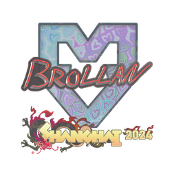 Naklejka | Brollan (holograficzna) | Szanghaj 2024