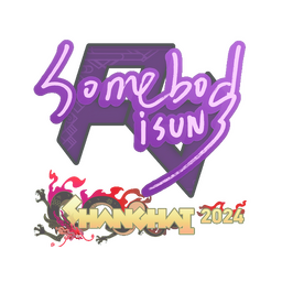 Sticker | somebody | Shanghai 2024
