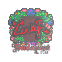 Sticker | Lucky (Embroidered) | Budapest 2025