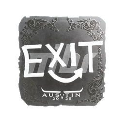 Sticker | exit (Foil) | Austin 2025
