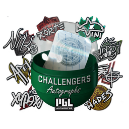 Pojemnik z autografem | Pretendenci | PGL Antwerp 2022