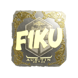 Sticker | F1KU (Gold) | Austin 2025