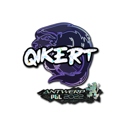 Sticker | qikert (Glitter) | Antwerp 2022