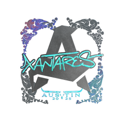 Naklejka | XANTARES (holograficzna) | Austin 2025