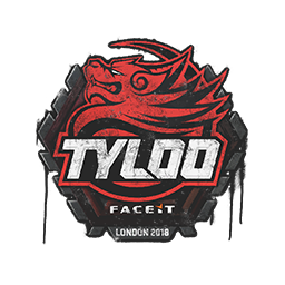 Zalakowane graffiti | Tyloo | Londyn 2018