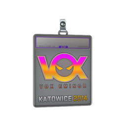 Pokrowiec na naklejkę | Vox Eminor (holograficzna) | Katowice 2014
