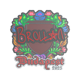 Sticker | Brollan (Embroidered) | Budapest 2025