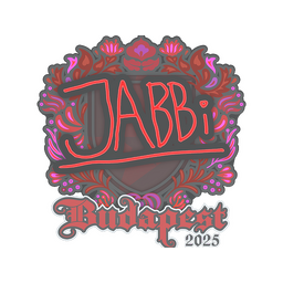 Sticker | jabbi | Budapest 2025