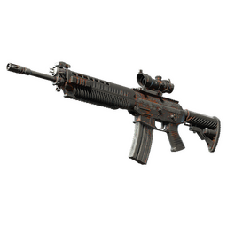 SG 553 | Basket Halftone (Battle-Scarred)