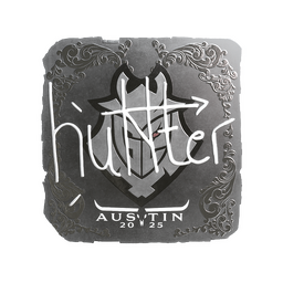 Naklejka | huNter- (foliowana) | Austin 2025