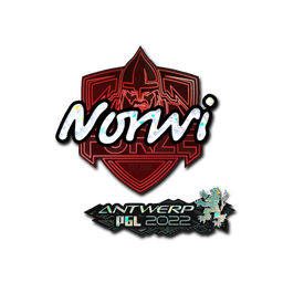 Sticker | Norwi (Glitter) | Antwerp 2022