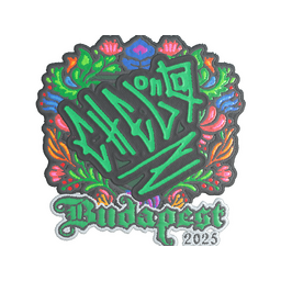Sticker | chelo (Embroidered) | Budapest 2025