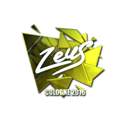 Sticker | Zeus (Foil) | Cologne 2016