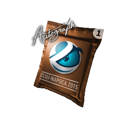 Pojemnik z autografem | Luminosity Gaming | Cluj-Napoca 2015