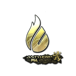 Sticker | Copenhagen Flames (Gold) | Antwerp 2022