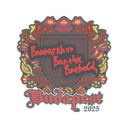 Sticker | Bart4k | Budapest 2025