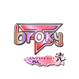 Sticker | broky (Holo) | Antwerp 2022