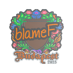 Sticker | blameF (Embroidered) | Budapest 2025