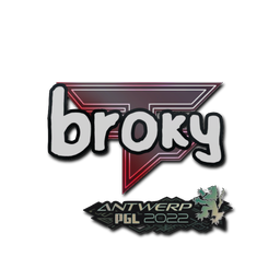 Sticker | broky | Antwerp 2022