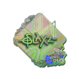 Sticker | slaxz- (Holo) | Rio 2022
