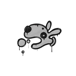 Sealed Graffiti | Popdog (Shark White)