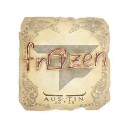 Sticker | frozen | Austin 2025