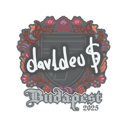 Sticker | dav1deuS | Budapest 2025