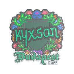 Sticker | kyxsan (Embroidered) | Budapest 2025