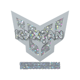 Naklejka | kyxsan (brokatowa) | Kopenhaga 2024
