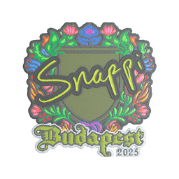 Sticker | Snappi (Embroidered) | Budapest 2025