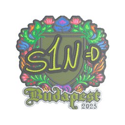 Sticker | s1n (Embroidered) | Budapest 2025
