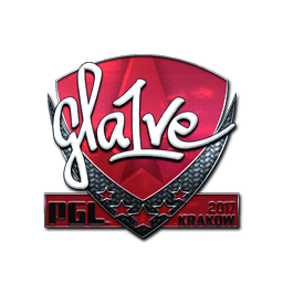 Naklejka | gla1ve (foliowana) | Kraków 2017