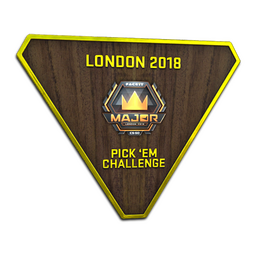Gold London 2018 Pick'Em Trophy