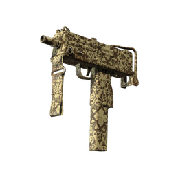 Souvenir MAC-10 | Sienna Damask (Minimal Wear)