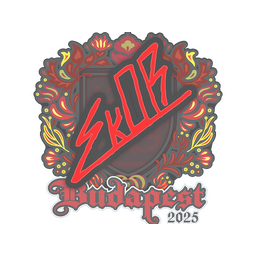 Sticker | sk0R | Budapest 2025
