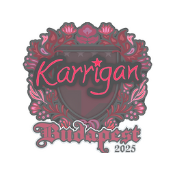 Sticker | karrigan | Budapest 2025