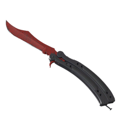 ★ Butterfly Knife | Crimson Web (Minimal Wear)