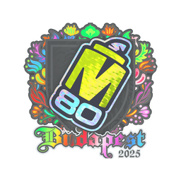 Sticker | M80 (Holo) | Budapest 2025