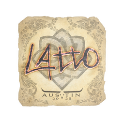 Sticker | latto | Austin 2025