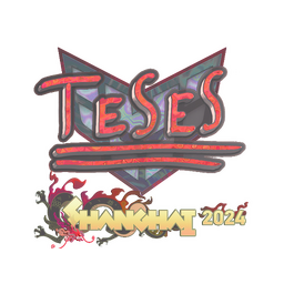 Naklejka | TeSeS (holograficzna) | Szanghaj 2024