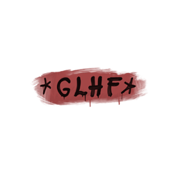 Graffiti | GLHF (Blood Red)
