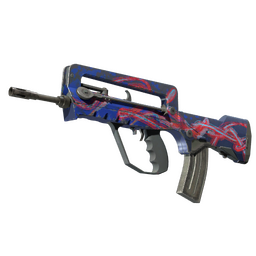 StatTrak™ FAMAS | Afterimage (Minimal Wear)
