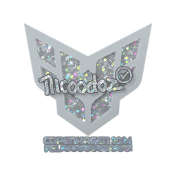 Naklejka | nicoodoz (brokatowa) | Kopenhaga 2024