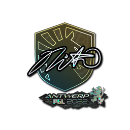 Sticker | nitr0 (Glitter) | Antwerp 2022