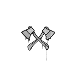 Graffiti | X-Axes (Shark White)