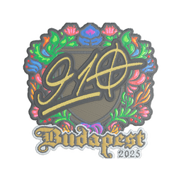 Sticker | 910 (Embroidered) | Budapest 2025